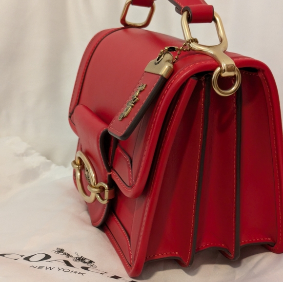 Coach Hero Bag in Sports Red - Picture 5 of 13